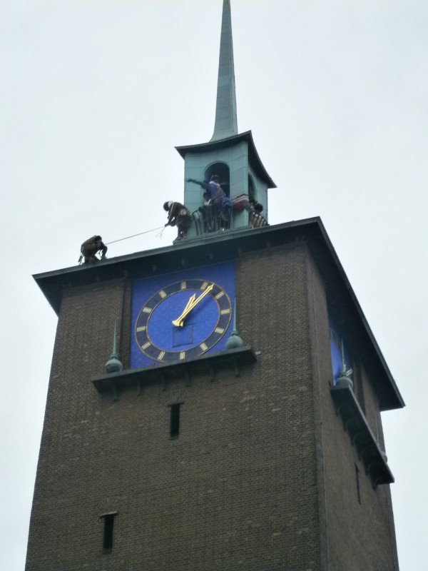 Langestraat Stadhuis ontvangst Sinterklaas en Pieten 14-11-2015.JPG