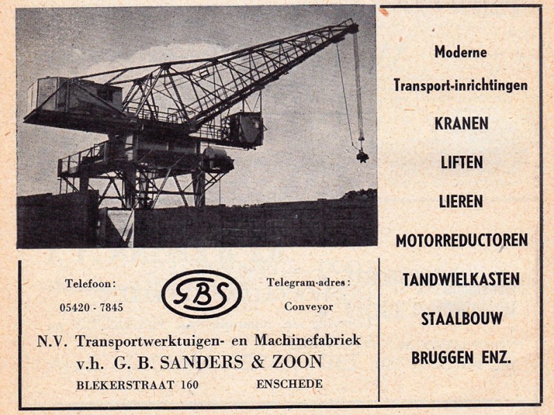 Blekerstraat 160 N.V. Transportwerktuigen- en Macinefabriek v.h. G.B. Sanders en Zoon.jpg