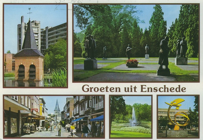 Groeten uit 1990 Universiteit Torentje Oorlogsmonument Volkspark  ITC.jpg