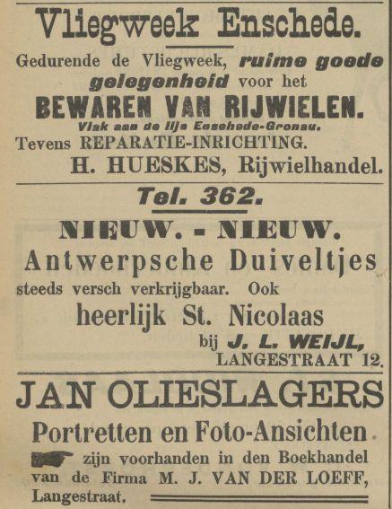 Advertenties vliegweek Enschede Tubantia. Enschede, 29-09-1910..jpg