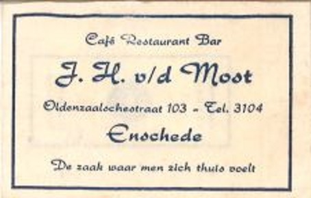 Oldenzaalsestraat 103 Café Restaurant Bar J.H v.d Most.jpg