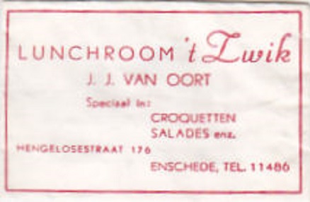 Hengelosestraat 176 LUNCHROOM `t Zwik  J. J. VAN OORT.jpg
