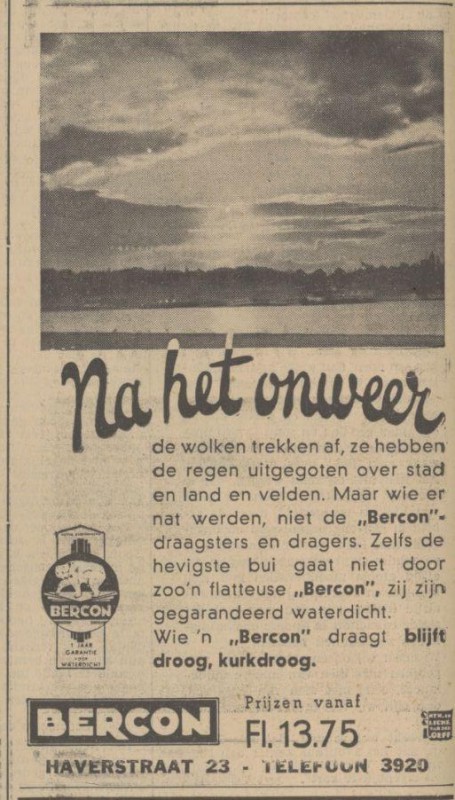 Haverstraat 23 Bercon Twentsch dagblad Tubantia en Enschedesche courant. Enschede, 19-05-1936.jpg
