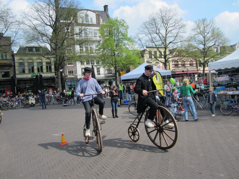 Oude Markt fietsstad 12-04-2014 (9).JPG