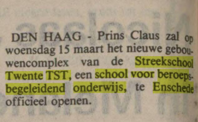 Hengelosestraat 381 tst streekschool Twente Nederlands dagblad  gereformeerd gezinsblad  11-02-1978..jpg