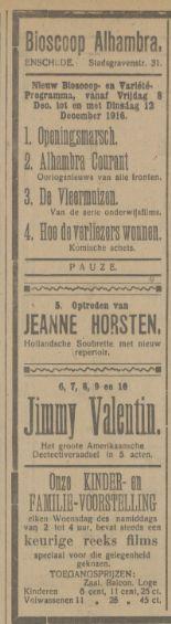 Stadsgravenstraat 31 bioscoop Alhambra Twentsch dagblad Tubantia. Enschede, 08-12-1916..jpg