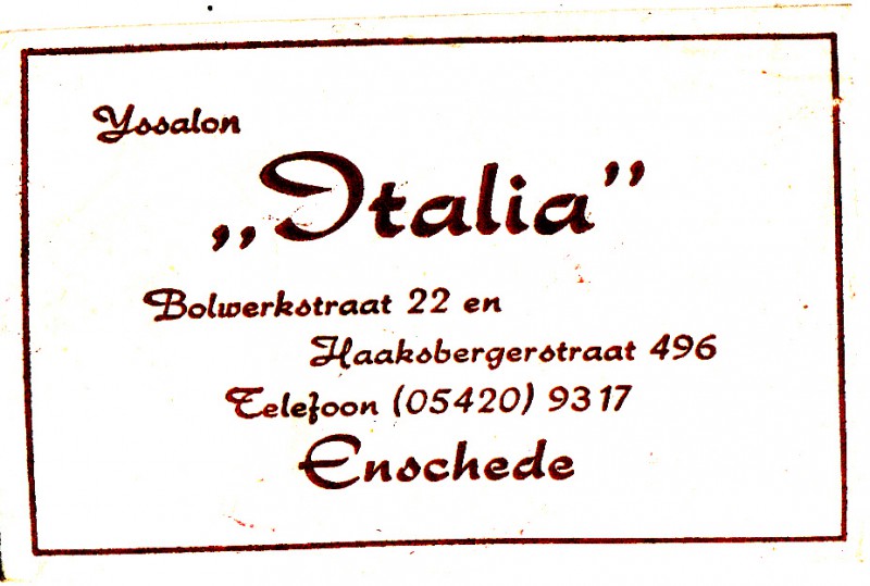 Haaksbergerstraat 496 Bolwerkstraat 22 IJssalon Italia.jpg