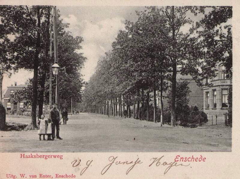 Haaksbergerweg nu Haaksbergerstraat1904.jpg