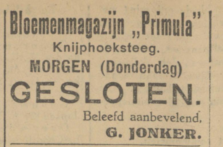 Knijphoeksteeg Bloemenmagazijn Primula advertentie Tubantia 19-10-1927.jpg