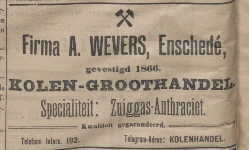 Kolen-Groothandel Firma A. Wevers Enschede.jpg