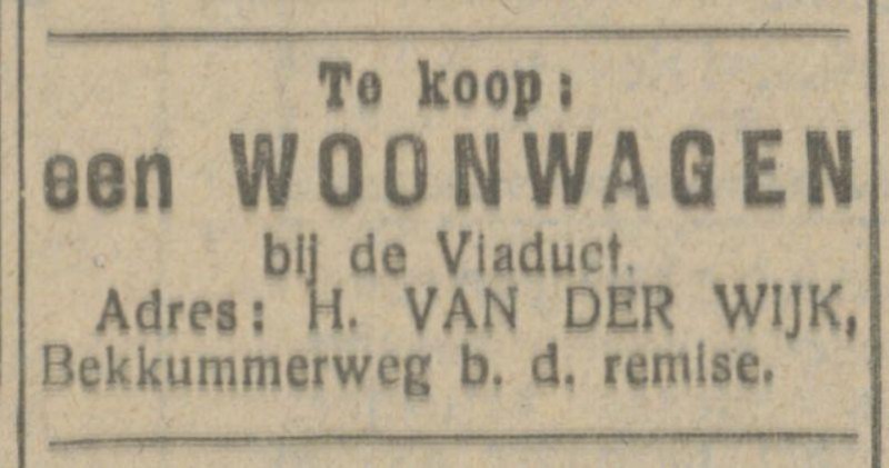 Bekummerweg H. van der Wijk advertentie 5-11-1918.jpg