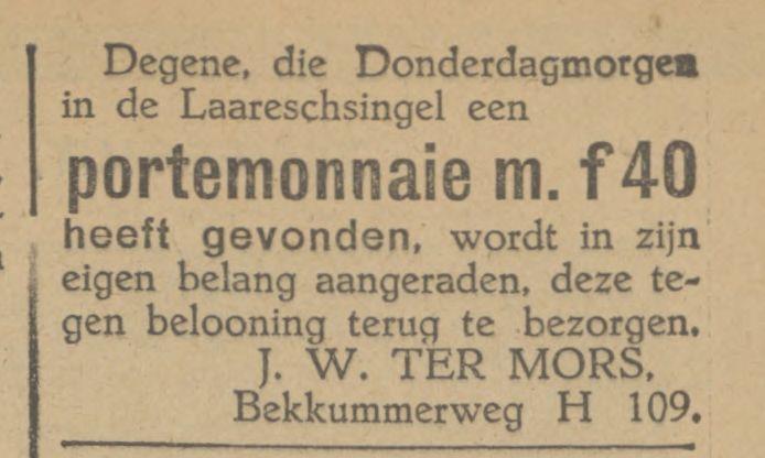 Bekkummerweg J.W. ter Mors krantenbericht 15-11-1926.jpg