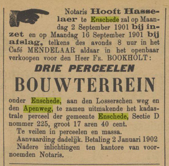 Apenweg krantenbericht Tubantia 28-8-1901.jpg