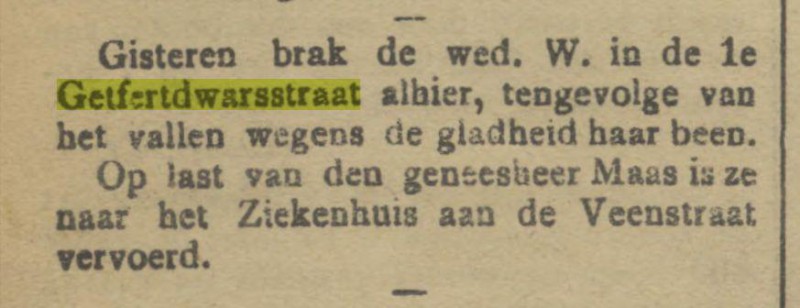 1e Getfertdwarsstraat krantenbericht Tubantia 29-1-1907.jpg