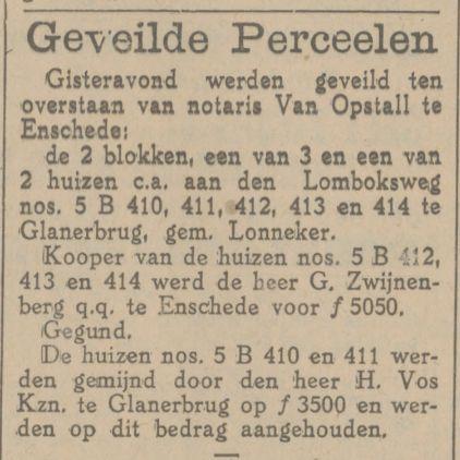 Lomboksweg Glanerbrug krantenbericht Tubantia 4-6-1925.jpg