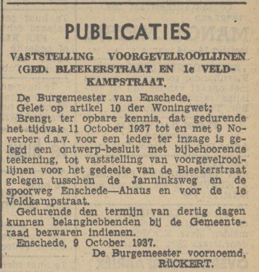 1e Veldkampstraat krantenbericht -10-1937.jpg
