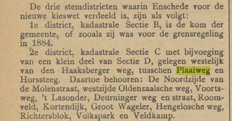 Plaaiweg Horssteeg krantenbericht Tubantia 27-2-1897.jpg