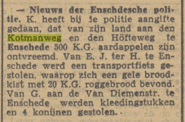 Kotmanweg krantenbericht Twentsch nieuwsblad 19-9-1944.jpg