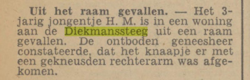 Diekmanssteeg krantenberocht Tubantia 4-6-1942.jpg