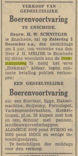 Diekmanssteeg 75  krantenbericht Tubantia 26-11-1938.jpg