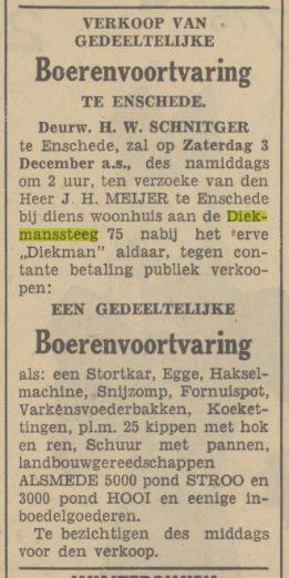 Diekmanssteeg 75  krantenbericht Tubantia 26-11-1938.jpg