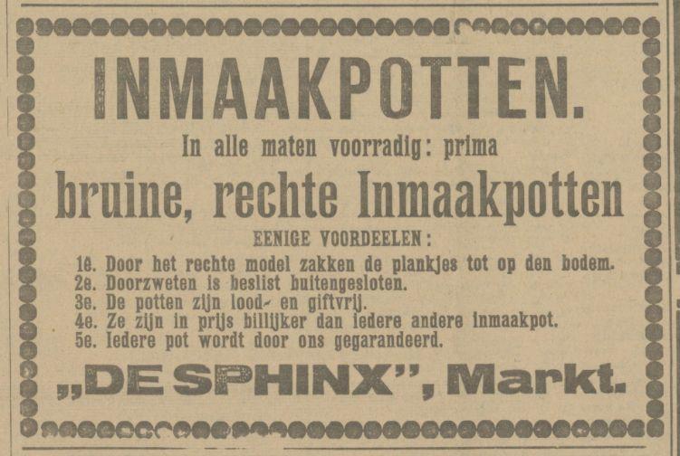 Markt De Sphinx advertentie Tubantia18-8-1921.jpg