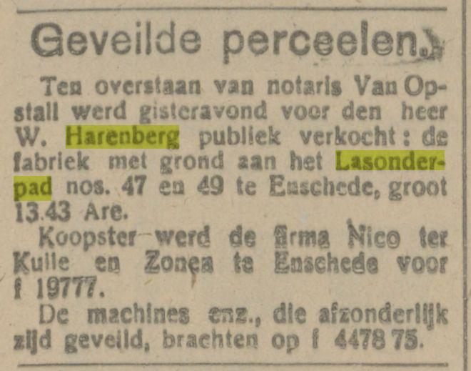 Lasonderpad Harenberg krantenbericht Tubatia 3-12-19108.jpg
