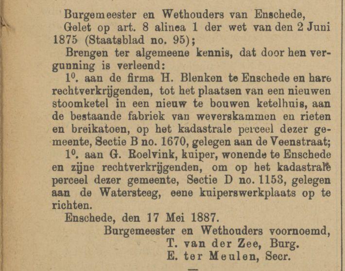 Watersteeg G, Roelvink kuiper krantenbericht Tubantia 18-5-1887.jpg