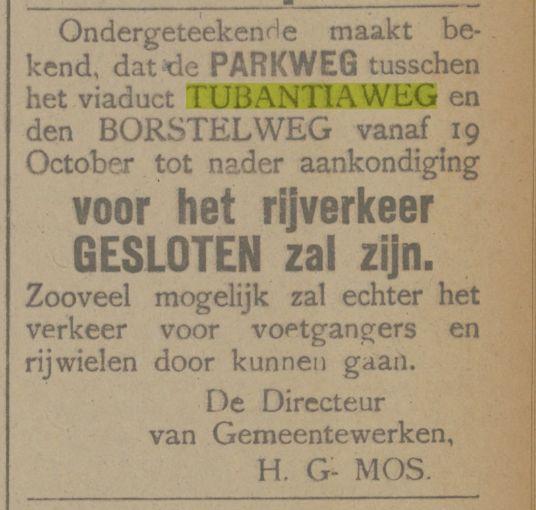 Tubantiaweg krantenbericht Tubantia 19-10-1917.jpg