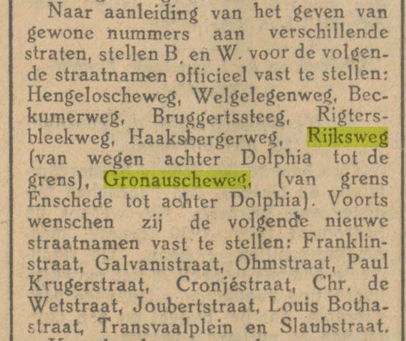 Rijksweg Gronauscheweg krantenbericht Tubantia 5-10-1929.jpg
