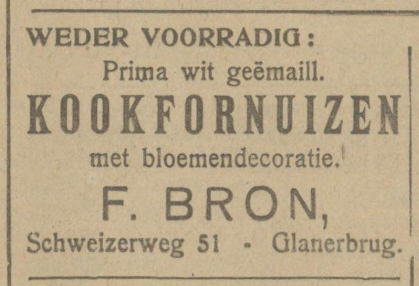 Schweizerweg 51 F. Brom advertentie Tubantia 10-9-1921.jpg