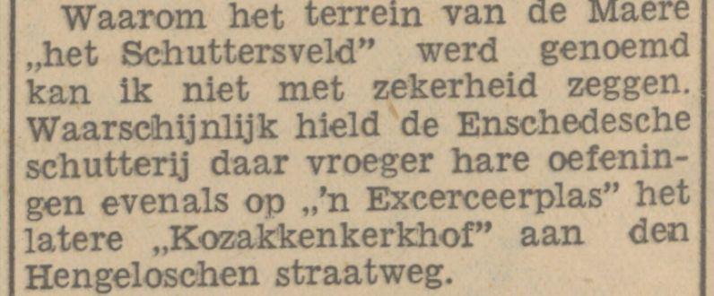 Excerceerplas het latere Kozakkenkerkhof krantenbericht Tubantia 1-9-1934.jpg