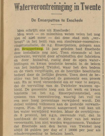 Bruggertweg waterverontreiniging Emserputten krantenbericht Prov. Ov. en Zwolsche Courant 10-1-1933.jpg