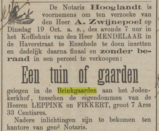 Brinkgaarden aan het Jodenkerkhof advertentie Tubantia 9-10-1880.jpg