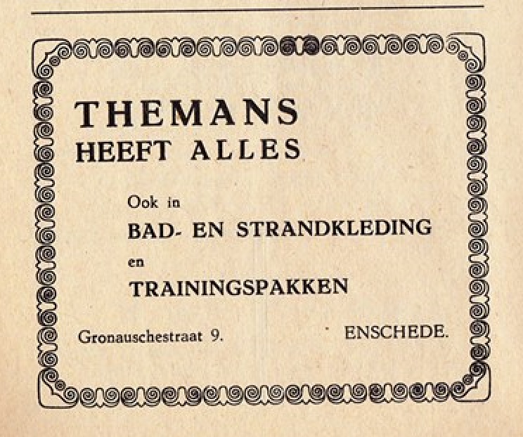 Gronausestraat 9 Themans badkleding advertentie.jpg