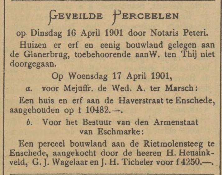 Rietmolensteeg Heusinkveld krantenbericht Tubantia 20-4-1901.jpg