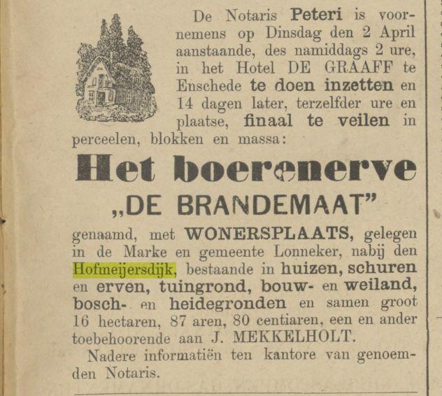 Hofmeijersdijk advertentie Tubantia 23-3-1889.jpg