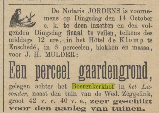 Boerenkerkhof in het Lasonder advertentie Tubantia 8-10-1879.jpg