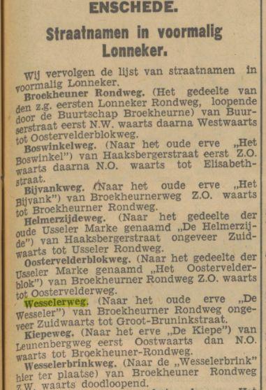 Wesselerweg krantenbericht Tubantia 23-6-1936.jpg