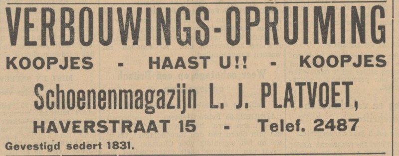 Haverstraat 15 Fa.L.J. Platvoet schoenenmagazijn advertentie Tubantia 25-2-1936.jpg