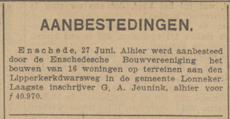 Lipperkerkdwarsweg krantenbericht 28-6-1928.jpg