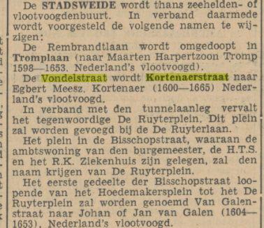 Vondelstraat wordt Kortenaerstraat krantenbericht Tubantia 5-5-1936.jpg