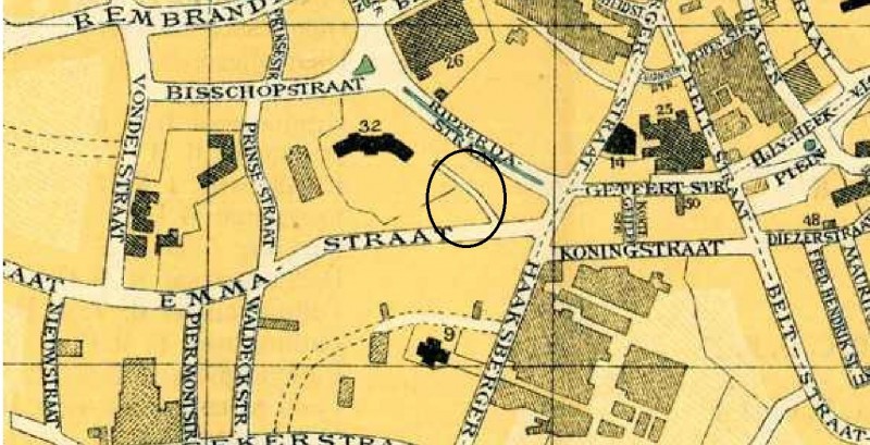 Weideweg plattegegrond 1923.jpg
