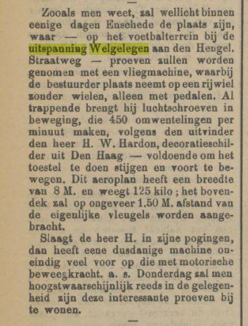 Uitspanning Welgelegen krantenbericht Tubantia 25-9-1909.jpg