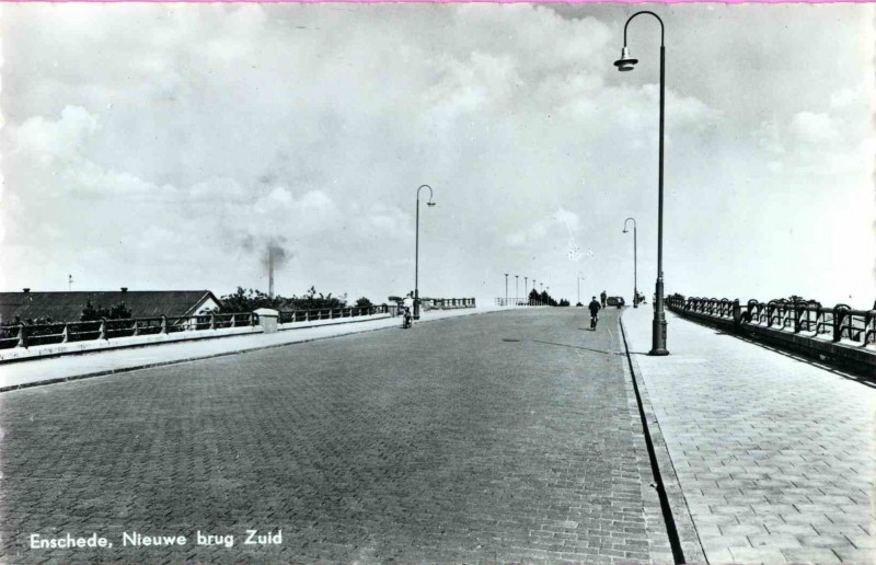 Getfertsingel 1950 Brug Zuid (Wethouder Nijkampbrug) vanaf Varviksingel..jpg