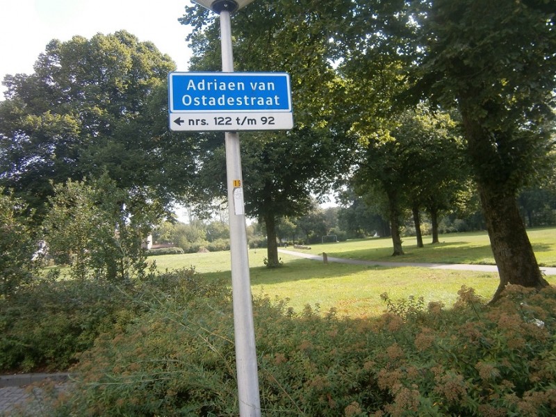 Adriaen van Ostadestraat straatnaambord..JPG