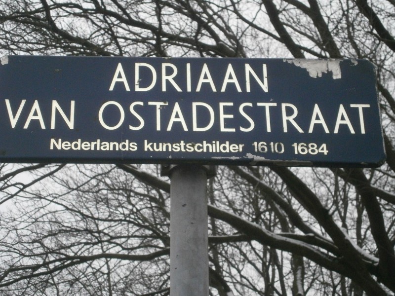 Adriaen van Ostadestraat straatnaambord.JPG