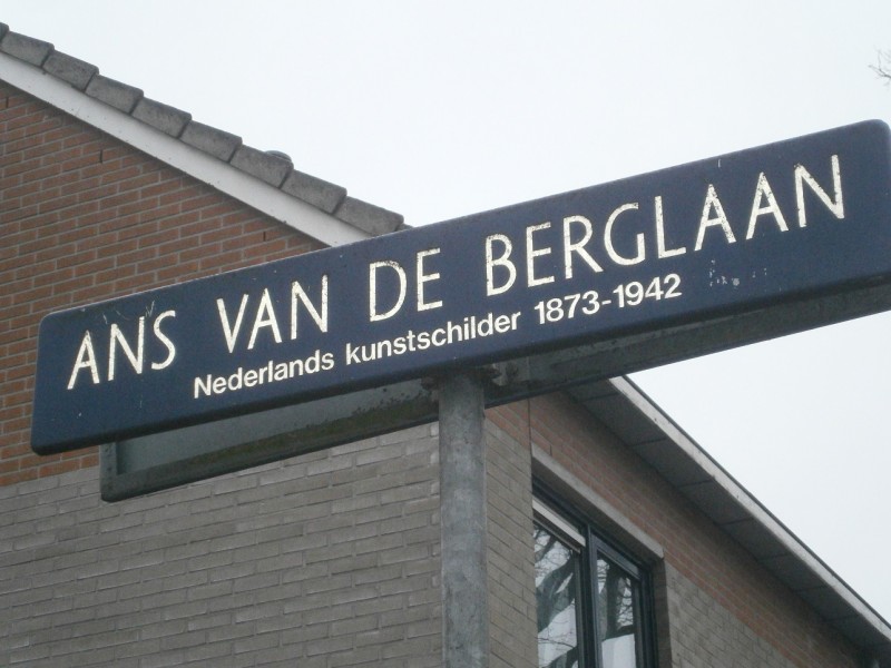 Ans van de Berglaan straatnaambord.JPG