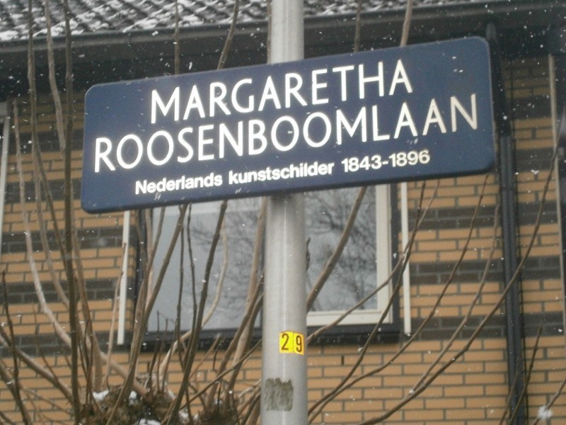 Margaretha Roosenboomlaan straatnaambord.JPG