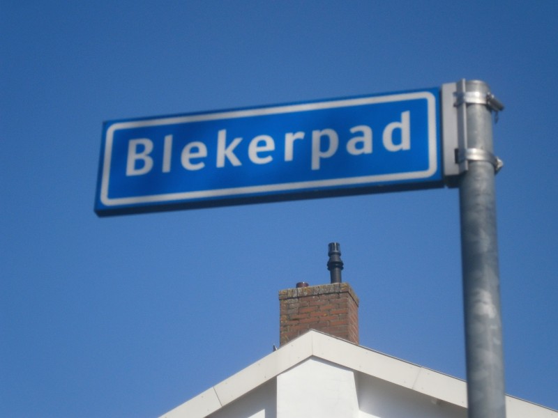 Blekerpad straatnaambord.JPG